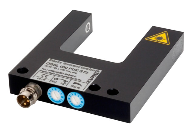 Produktbild zum Artikel OGSL 030 PUK-ST3 aus der Kategorie Gabellichtschranken > Laser von Dietz Sensortechnik.